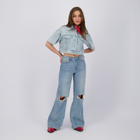 Sky Crafted wide leg flare jeans - Blauw
