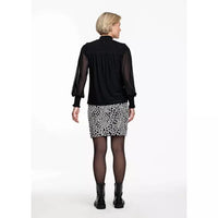 Skirt Jacquard - Zwart