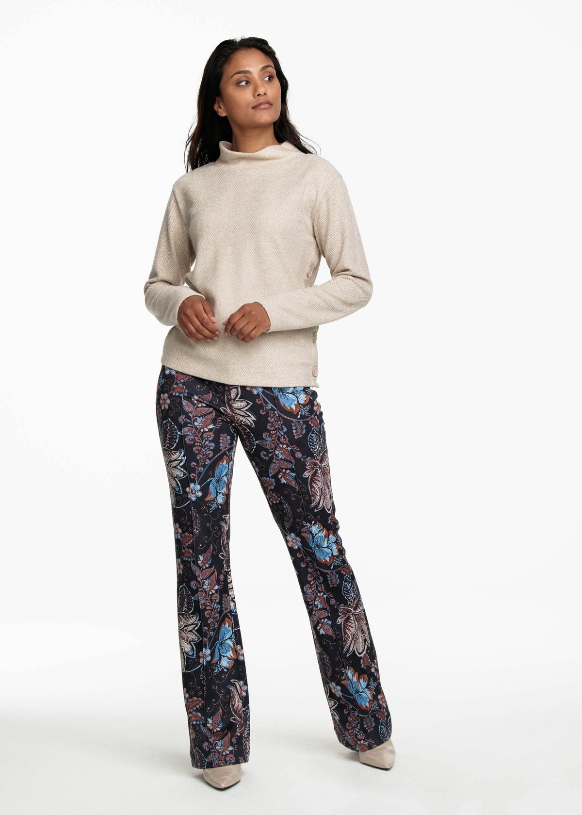 Top Brushed Haringbone - Multi