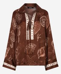 Tarya Shell Blouse - Bruin
