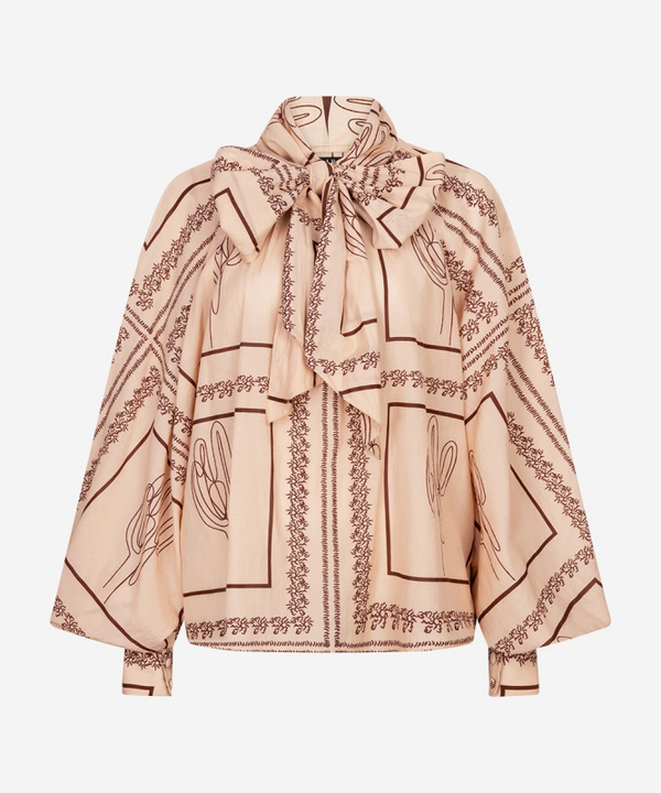 Tiara Desert Blouse - Beige