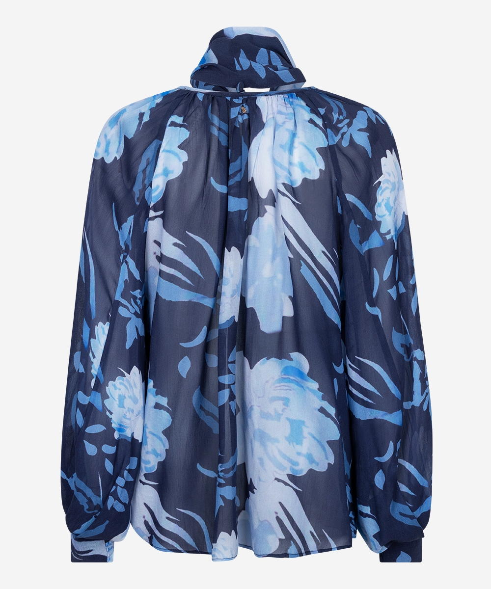 Tiara Floral Blouse - Blauw