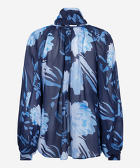 Tiara Floral Blouse - Blauw