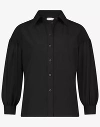 Blouse Sabine Technical Jersey - Zwart