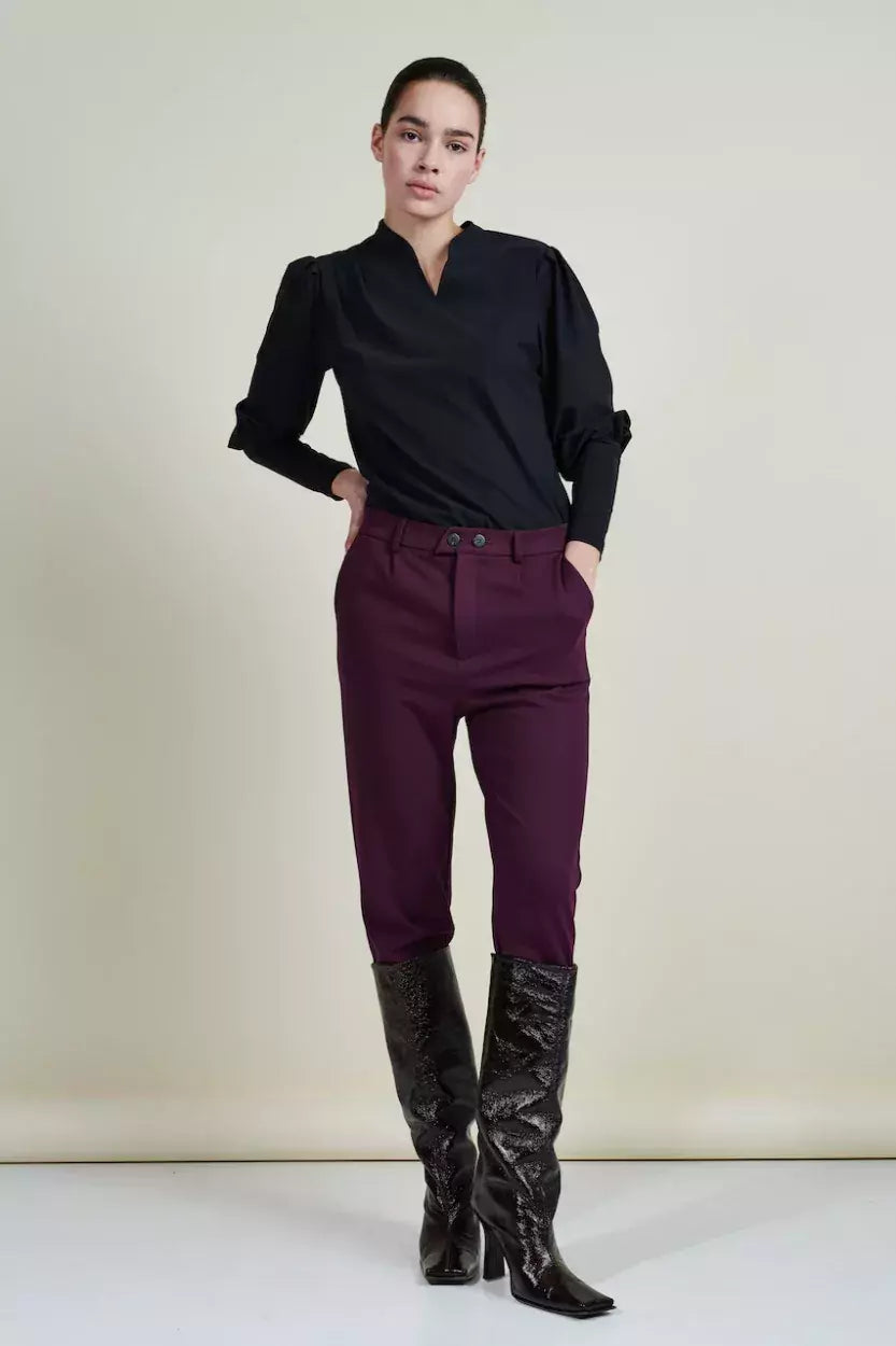 Blouse Lies Technical Jersey - Zwart