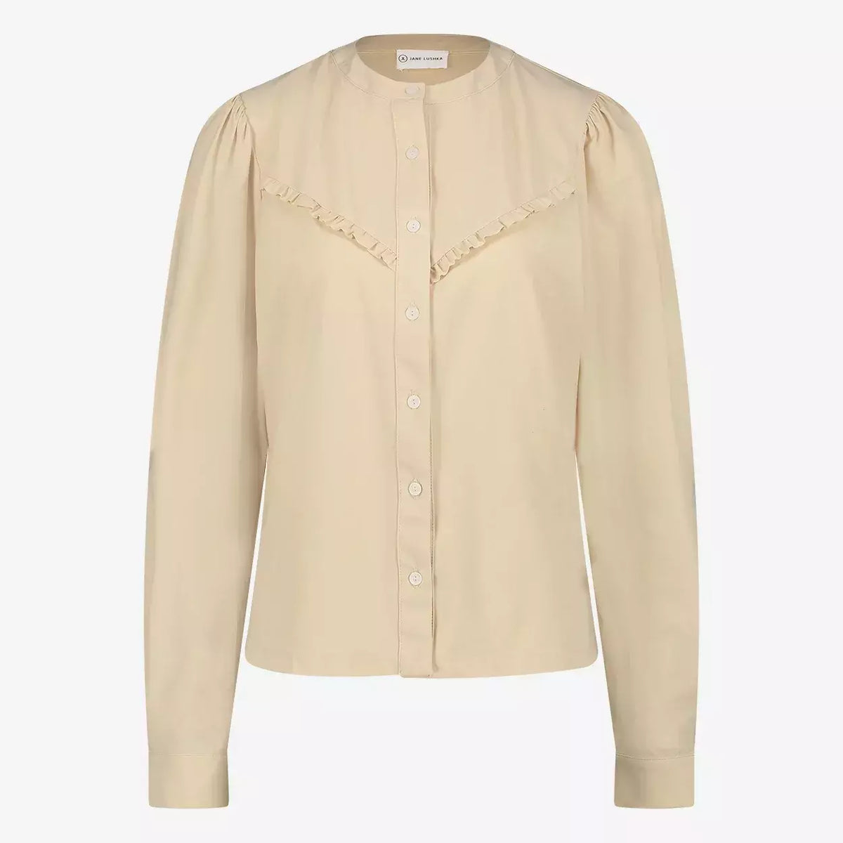 Dela Blouse Technical Jersey - Beige