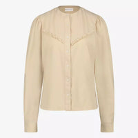 Dela Blouse Technical Jersey - Beige