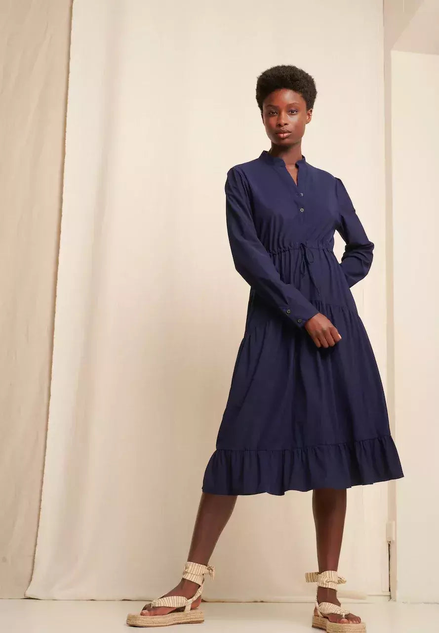 Carolina Dress Technical Jersey - Blauw