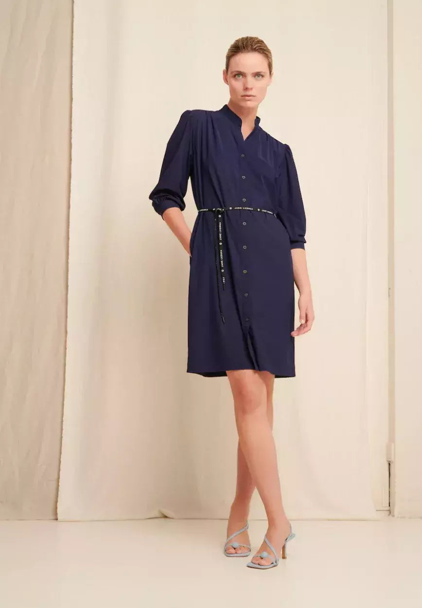 Steffi Dress Short Technical Jersey - Blauw