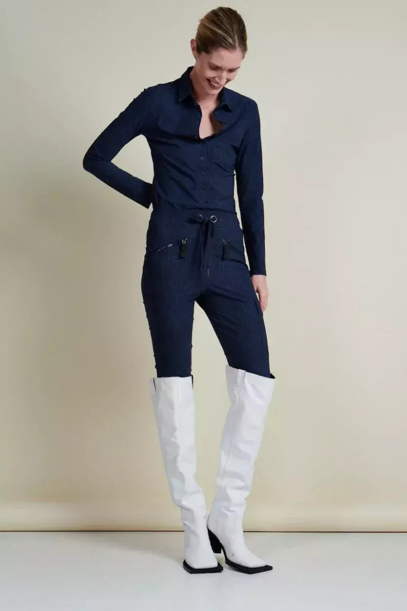 Pants Gigi Technical Jersey - Blauw
