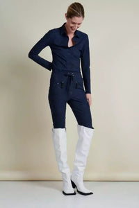 Pants Gigi Technical Jersey - Blauw
