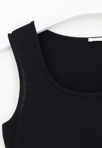 Perfect Line Cashmere - Tank Top - Zwart