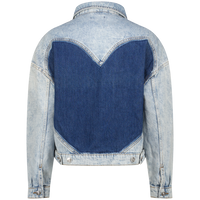 Veronica baggy jeans jacket - Blauw