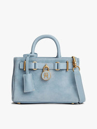 American icon micro tote suede - Blauw