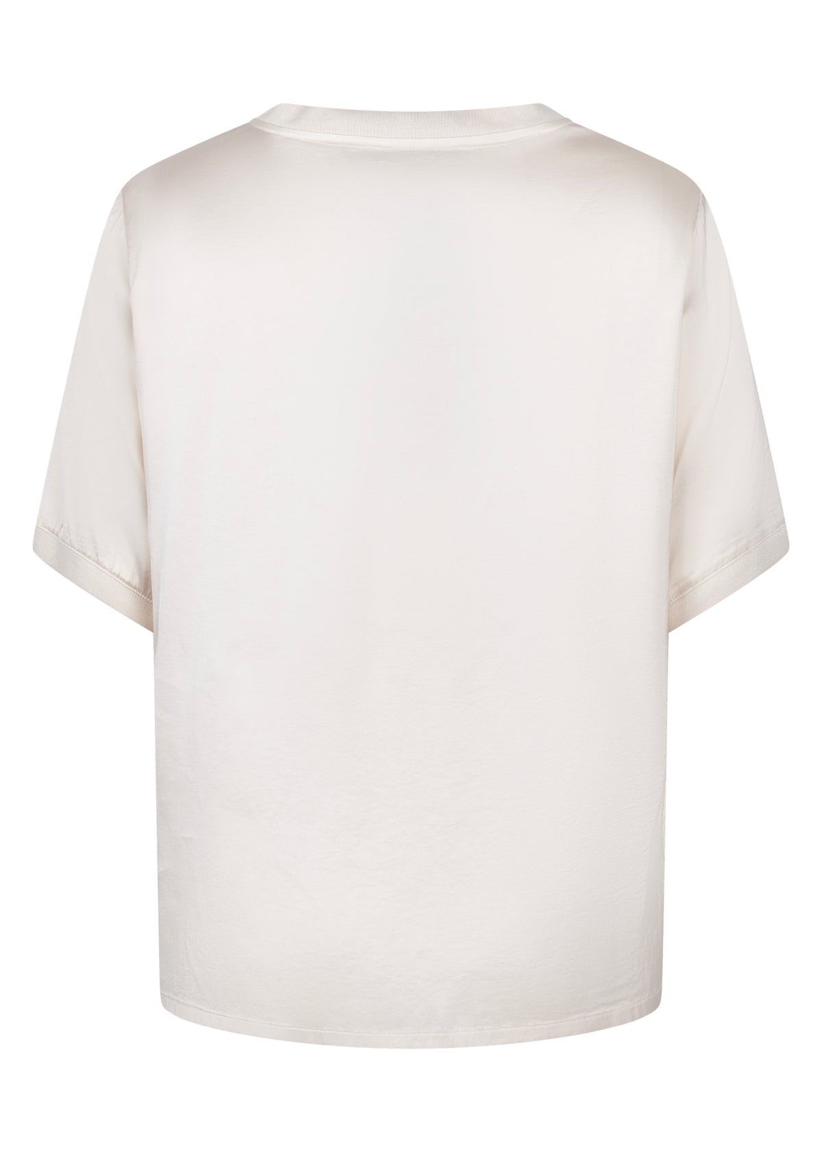 Satin Short-Sleeve Top