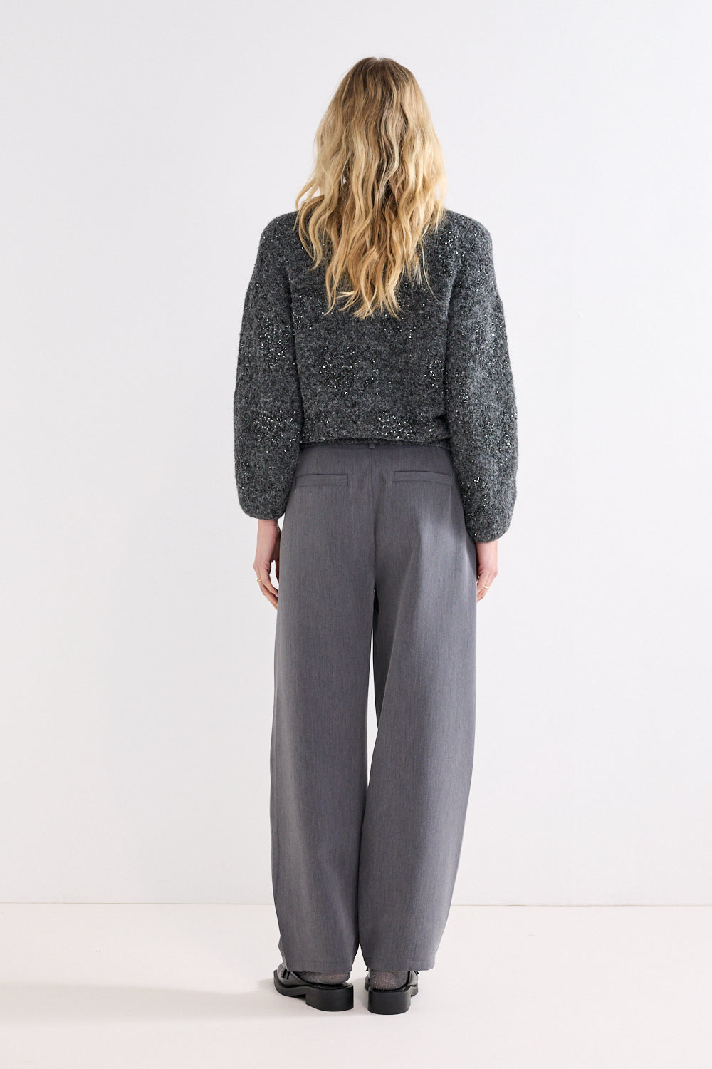 Tailored Barrel-Fit Trousers