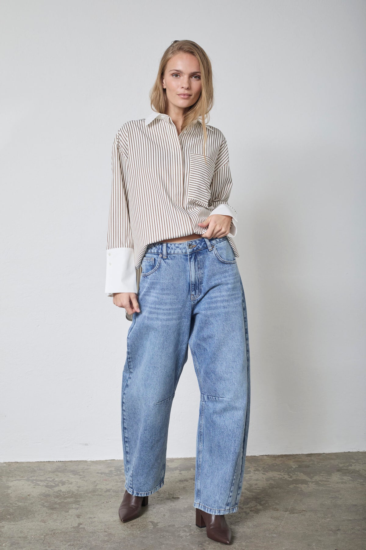 RuthieCC Barrel Jeans - Blauw