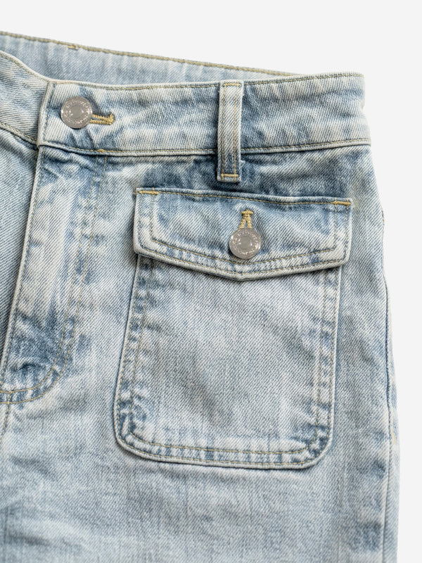 Bella Pockets Flared Jeans - Blauw