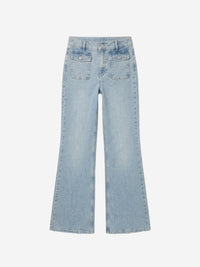 Bella Pockets Flared Jeans - Blauw