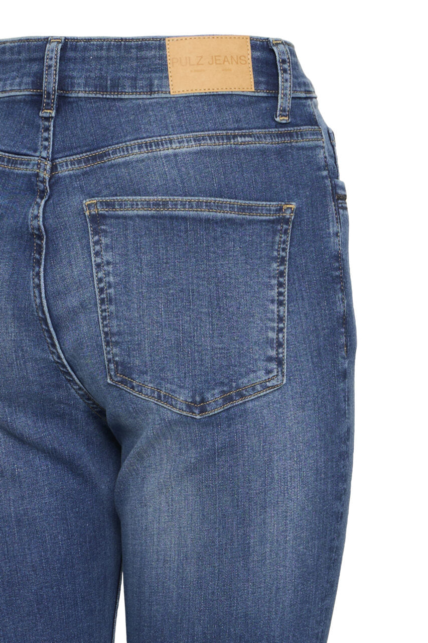 PZBESSIE UHW Jeans Bootcut Leg - Blauw