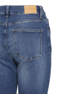 PZBESSIE UHW Jeans Bootcut Leg - Blauw