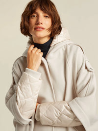 BRIGIT cape coat - Beige