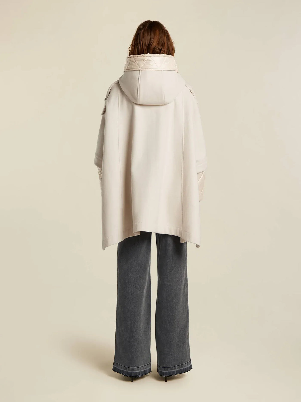 BRIGIT cape coat - Beige