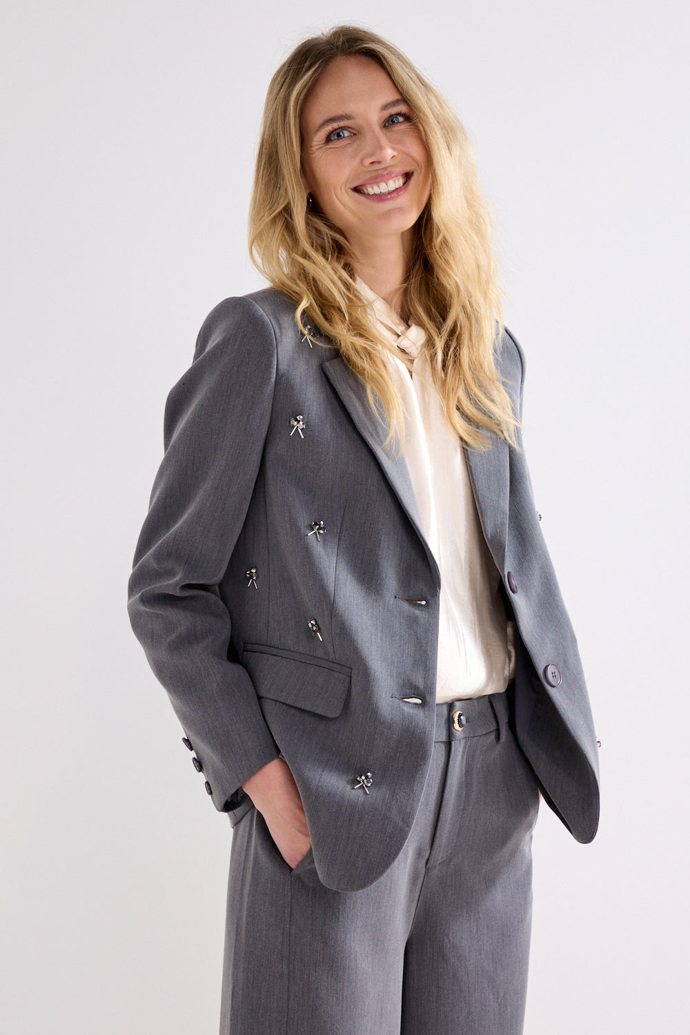 Embellished Blazer