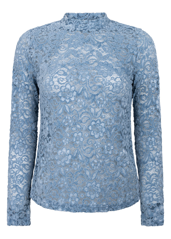 Velvet Stretch Lace Top