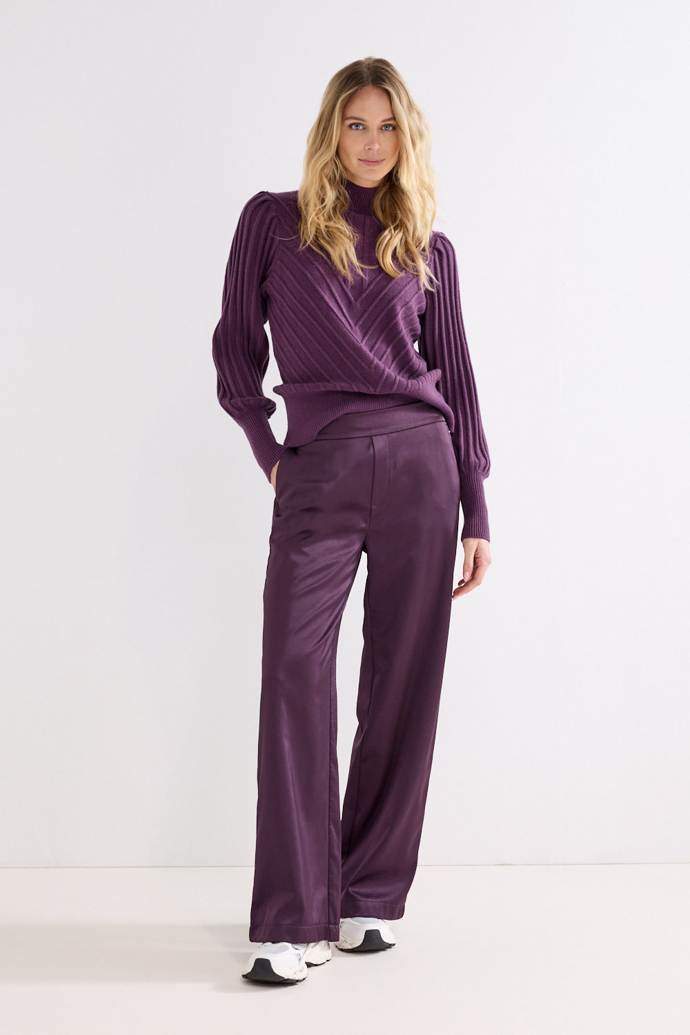 Trousers Bonded Satin