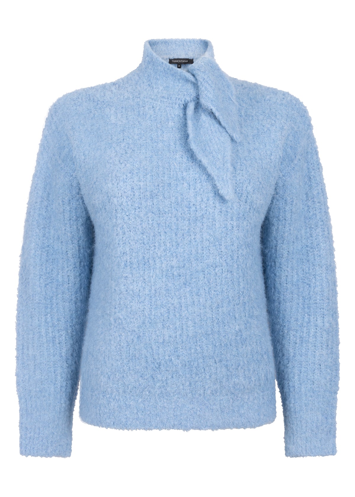 Bouclé Jumper Scarf Collar