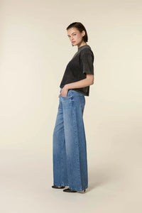 Cooper - Mid Waist Slouchy Wide Leg Jeans