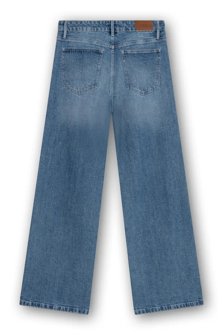 Cooper - Mid Waist Slouchy Wide Leg Jeans