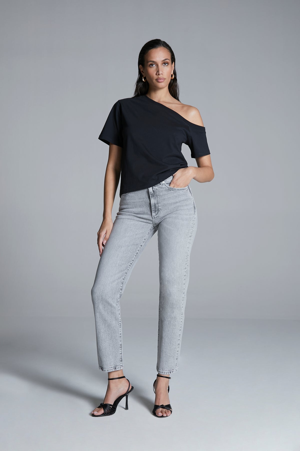 Scotti - Relaxed Straight Jeans - Grijs