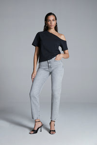 Scotti - Relaxed Straight Jeans - Grijs
