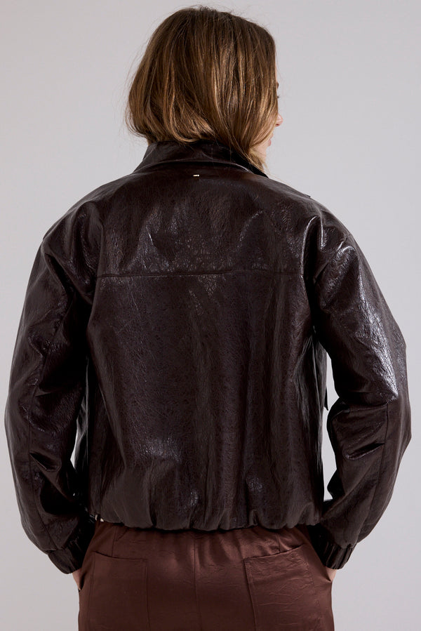 Cracked PU Jacket