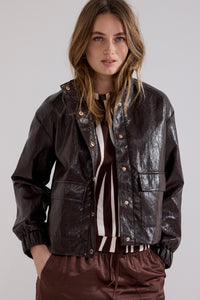 Cracked PU Jacket