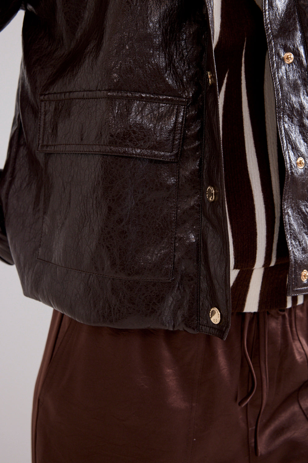 Cracked PU Jacket