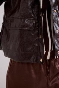 Cracked PU Jacket