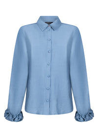 Blouse Ruffled Cuffs
