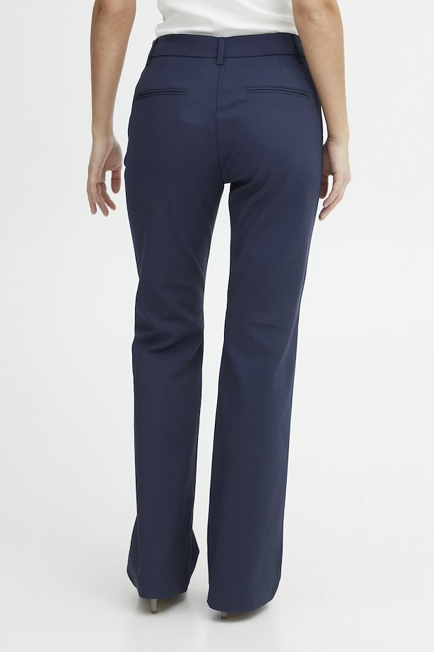 PZBINDY HW Pants Bootcut Leg - Grijs