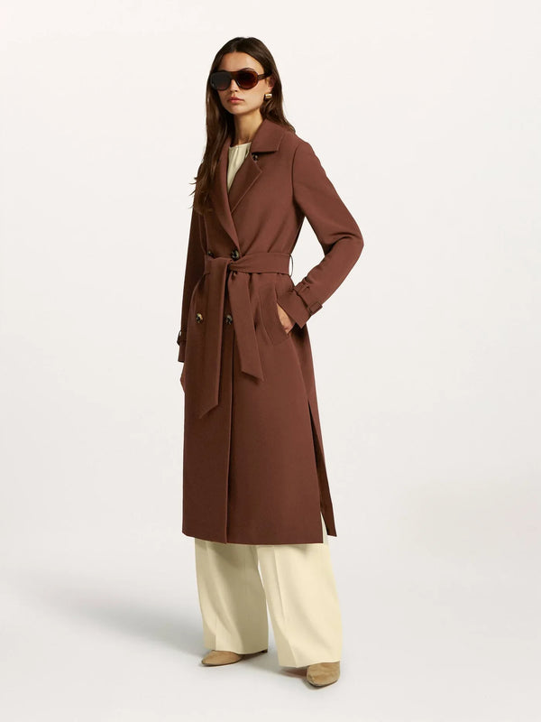 DIA trenchcoat - Bruin
