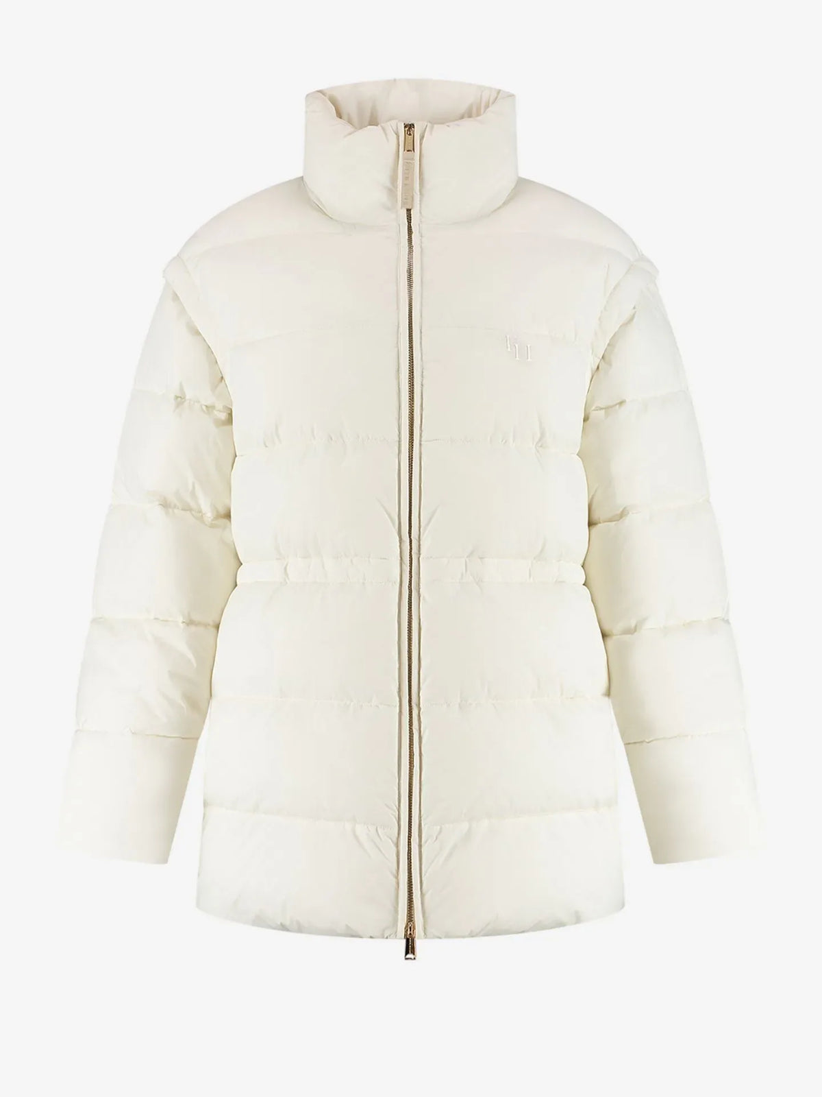 Drew Short Puffer Coat - Wit