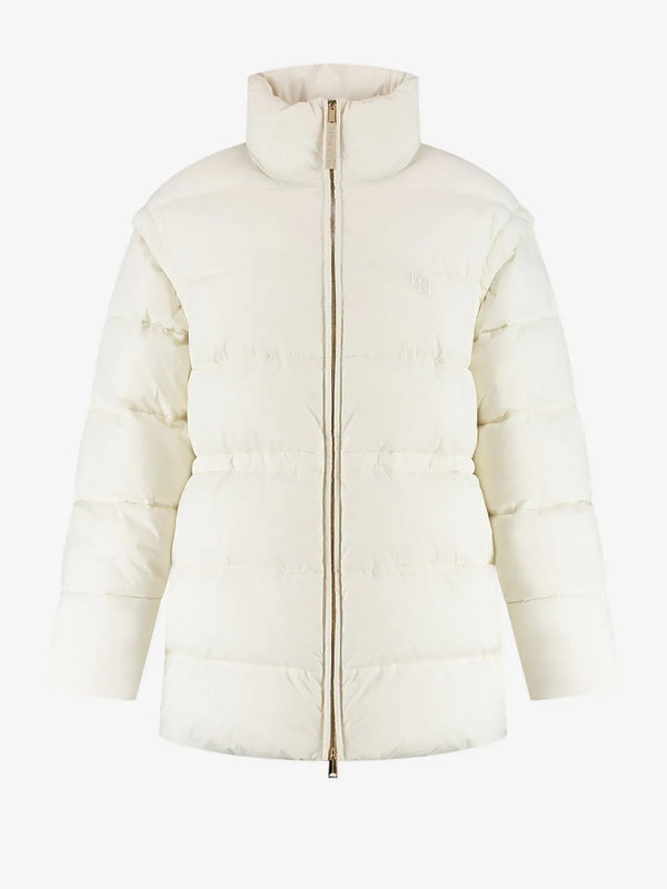 Drew Short Puffer Coat - Wit