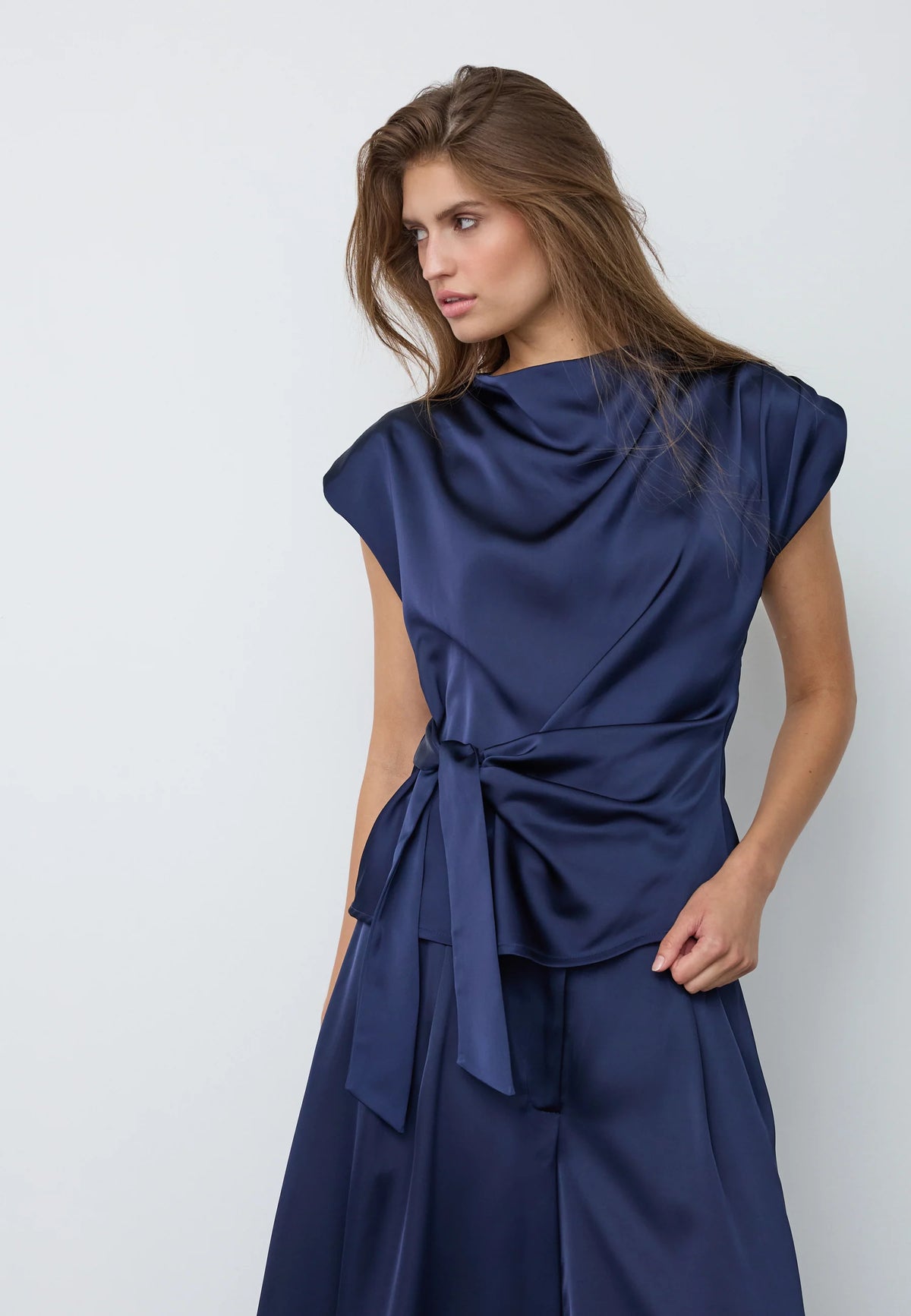 SafiraCC Pleat Top