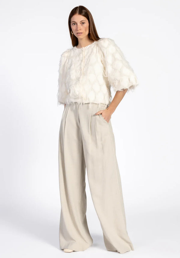 TROUSERS - Zand