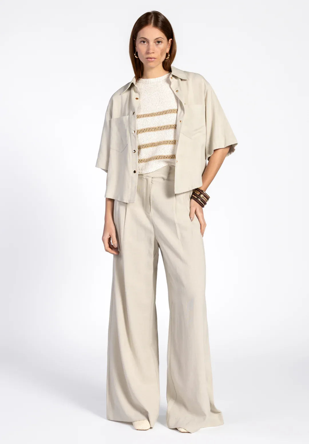 BLOUSE - Zand