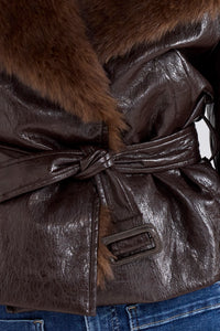 Jacket Fake Fur Collar