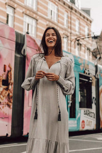 Gladys Dress - Blauw