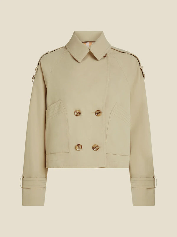 GRACY short trench - Bruin